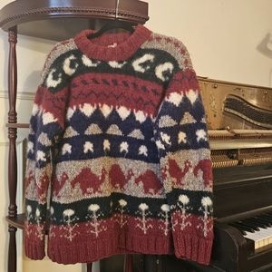 Hand made wool sweater